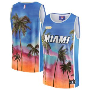 NBA & KidSuper Studios by Fanatics Miami Heat Unisex Fabulous Blue Hometown Jersey