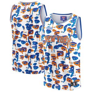 NBA & KidSuper Studios by Fanatics New York Knicks Unisex Trendy White Hometown Jersey
