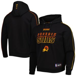 NBA x Hugo Boss Gorgeous Phoenix Suns Black Team Bounce Tri Blend Pullover Hoodie