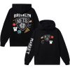 NBA x Trendy MARKET Brooklyn Nets Unisex Black Claymation Pullover Hoodie