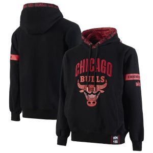 NBA x Two Hype Stylish Chicago Bulls Black Culture & Hoops Collection Premium Pullover Hoodie