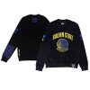 NBA x Two Hype Golden State Warriors Unisex Black Culture Chic & Hoops Heavyweight Pullover Sweatshirt