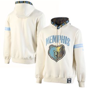 NBA x Two Hype Memphis Grizzlies Cream Culture Gorgeous & Hoops Collection Premium Pullover Hoodie