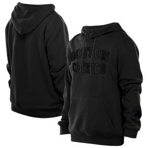 New Era Boston Unique Celtics Black Logo Select Premium Pullover Hoodie