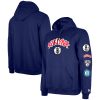 New Unique Era Brooklyn Nets Blue Big & Tall 2023/24 City Edition Jersey Pullover Hoodie
