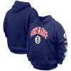 New Era Brooklyn Elegant Nets Blue Big & Tall 2023/24 City Edition Pullover Hoodie