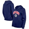New Era Brooklyn Nets Women's Blue 2023/24 Premium City Edition Pullover Hoodie