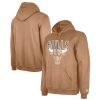 New Era Chicago Bulls Tan 2024/25 City Edition Elegant Pullover Hoodie