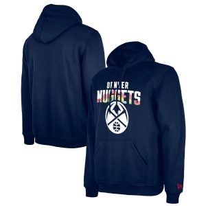 New Era Denver Gorgeous Nuggets Navy 2024/25 City Edition Pullover Hoodie
