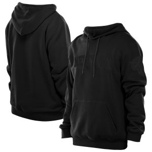 New Era New York Premium Knicks Black Tonal Premium Pullover Hoodie