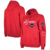 New Era Philadelphia 76ers Red 2023/24 City Edition Big & Tall Unique Pullover Hoodie