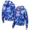 New Era Philadelphia 76ers Women's Royal Brushed Eye - catching Cotton Tie Dye Pullover Hoodie