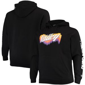 New Era Phoenix Chic Suns Black 2021/22 City Edition Big & Tall Pullover Hoodie
