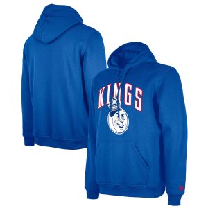 New Era Sacramento Kings Blue 2024/25 City Edition Pullover Hoodie Eye - catching