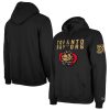 New Era Toronto Raptors Black 2024/25 City Edition Chenille Heavyweight Elegant Pullover Hoodie