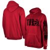 New Era Toronto Raptors Trendy Red Tip Off Collection Pullover Hoodie