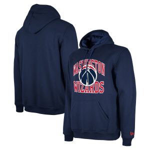 New Era Washington Wizards Elegant Unisex Navy 2023/24 Season Tip Off Edition Pullover Hoodie
