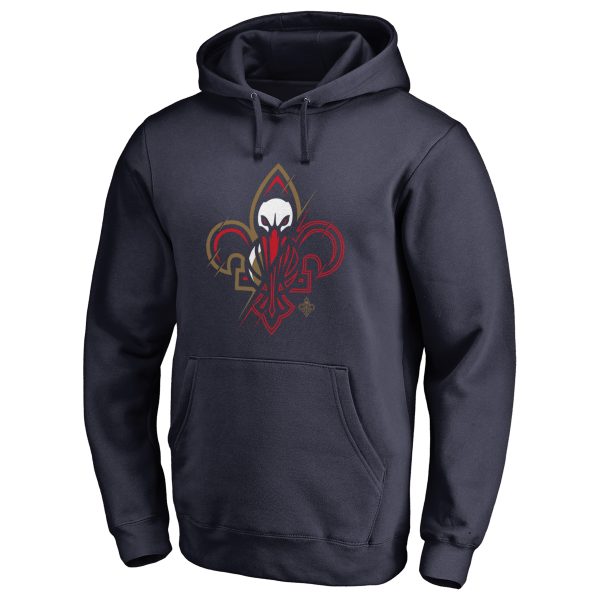 New Orleans Pelicans Navy X Ray Pullover Hoodie Elegant