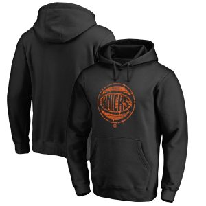 New York Knicks Black Street Ball Eye - catching Hometown Collection Pullover Hoodie