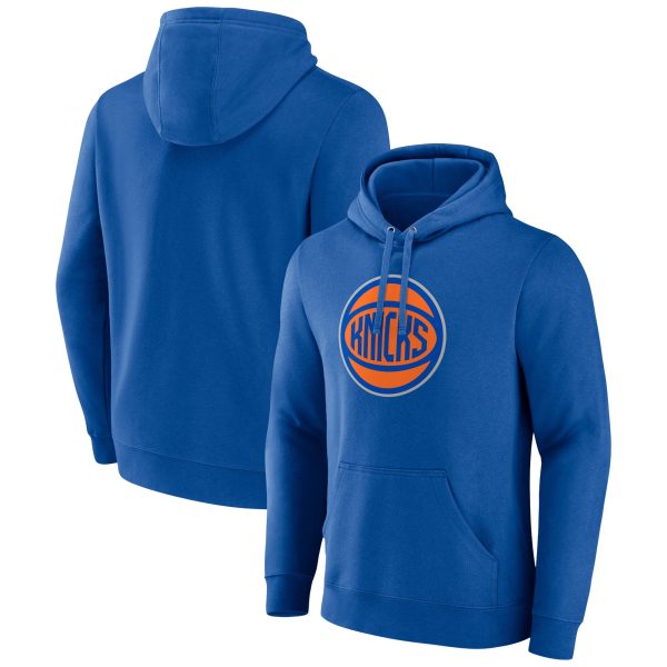 New York Knicks Royal Alternate Logo Pullover Chic Hoodie