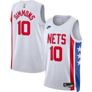 Nike Ben Simmons Brooklyn Nets White Swingman Unique Jersey Classic Edition