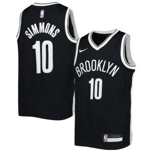 Nike Ben Simmons Brooklyn Nets Youth Black Swingman Jersey Icon Premium Edition
