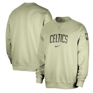 Nike Boston Celtics Trendy Green Courtside Standard Issue Performance Pullover Sweatshirt