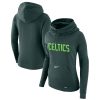 Nike Boston Celtics Women's Green 2024/25 City Edition Essential Club Pullover Hoodie Eye - catching