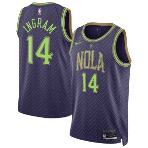 Nike Brandon Ingram New Orleans Pelicans Unisex Purple Eye - catching 2024/25 Swingman Player Jersey City Edition