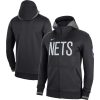 Nike Brooklyn Nets Black Authentic Showtime Performance Full Fabulous Zip Hoodie
