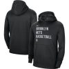 Nike Brooklyn Nets Unisex Black 2023/24 Performance Spotlight Unique On Court Practice Pullover Hoodie