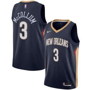 Nike C.J. Fabulous McCollum New Orleans Pelicans Navy Swingman Jersey Icon Edition
