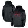 Nike Chicago Bulls Black 2024/25 Spotlight On Court Practice Performance Pullover Hoodie Unique