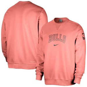 Nike Chicago Bulls Red Courtside Standard Issue Fabulous Performance Pullover Sweatshirt