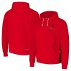 Nike Chicago Bulls Red Courtside Standard Issue Premium Performance Pullover Hoodie Unique