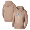 Nike Chicago Bulls Tan 2024/25 City Edition Courtside Standard Issue Pullover Hoodie Trendy