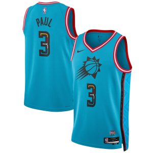 Nike Chris Paul Phoenix Suns Unisex Turquoise 2022/23 Chic Swingman Jersey City Edition