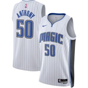 Nike Cole Anthony Orlando Magic Unisex White Swingman Jersey Association Stylish Edition