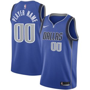 Nike Dallas Gorgeous Mavericks Blue 2020/21 Swingman Custom Jersey Icon Edition
