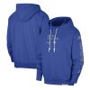 Nike Dallas Mavericks Premium Blue Authentic Performance Pullover Hoodie