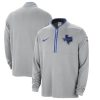 Nike Dallas Mavericks Silver 2023/24 City Edition Authentic Coaches Half Elegant Zip Top