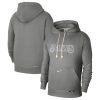 Nike Dallas Mavericks Steel 2024/25 City Edition Courtside Elegant Standard Issue Pullover Hoodie