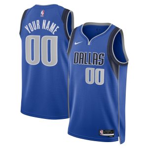 Nike Dallas Mavericks Unisex Blue Swingman Custom Jersey Stylish Icon Edition