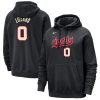Nike Damian Lillard Portland Trail Blazers Black 2023/24 City Edition Name & Number Pullover Hoodie Eye - catching