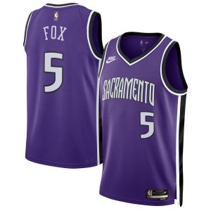 Nike De'Aaron Fox Sacramento Kings Unique Unisex Purple 2024/25 Swingman Jersey Classic Edition