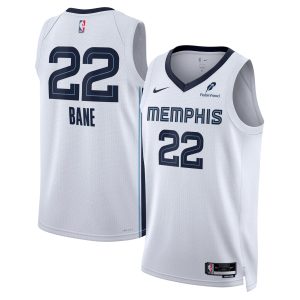 Nike Desmond Bane Memphis Grizzlies Unisex White Swingman Badge Player Jersey Association Edition Fabulous