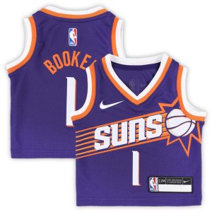 Nike Devin Booker Phoenix Suns Infant Purple Premium Swingman Player Jersey Icon Edition