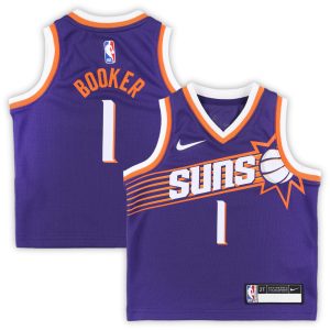 Nike Devin Booker Phoenix Suns Toddler Purple Swingman Player Gorgeous Jersey Icon Edition