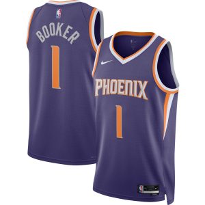 Nike Devin Unique Booker Phoenix Suns Unisex Purple Swingman Jersey Icon Edition