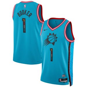 Nike Devin Booker Phoenix Suns Unisex Unique Turquoise 2022/23 Swingman Jersey City Edition